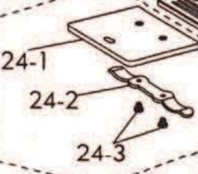 J1-A-0003-00 Cụm tấm trượt_KM-3420BL