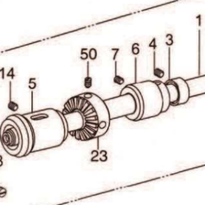 Thanh kim và cơ cấu lấy chỉ_KM-3420BL
